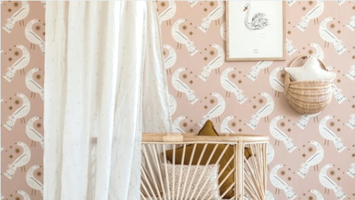 Het leukste babykamer behang van dit moment